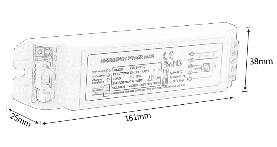 Emergency Power Pack GS-Q810